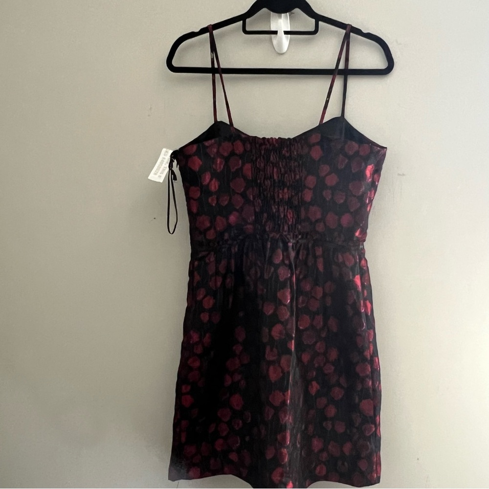 Chelsie & Violet Black and Red Floral Dress